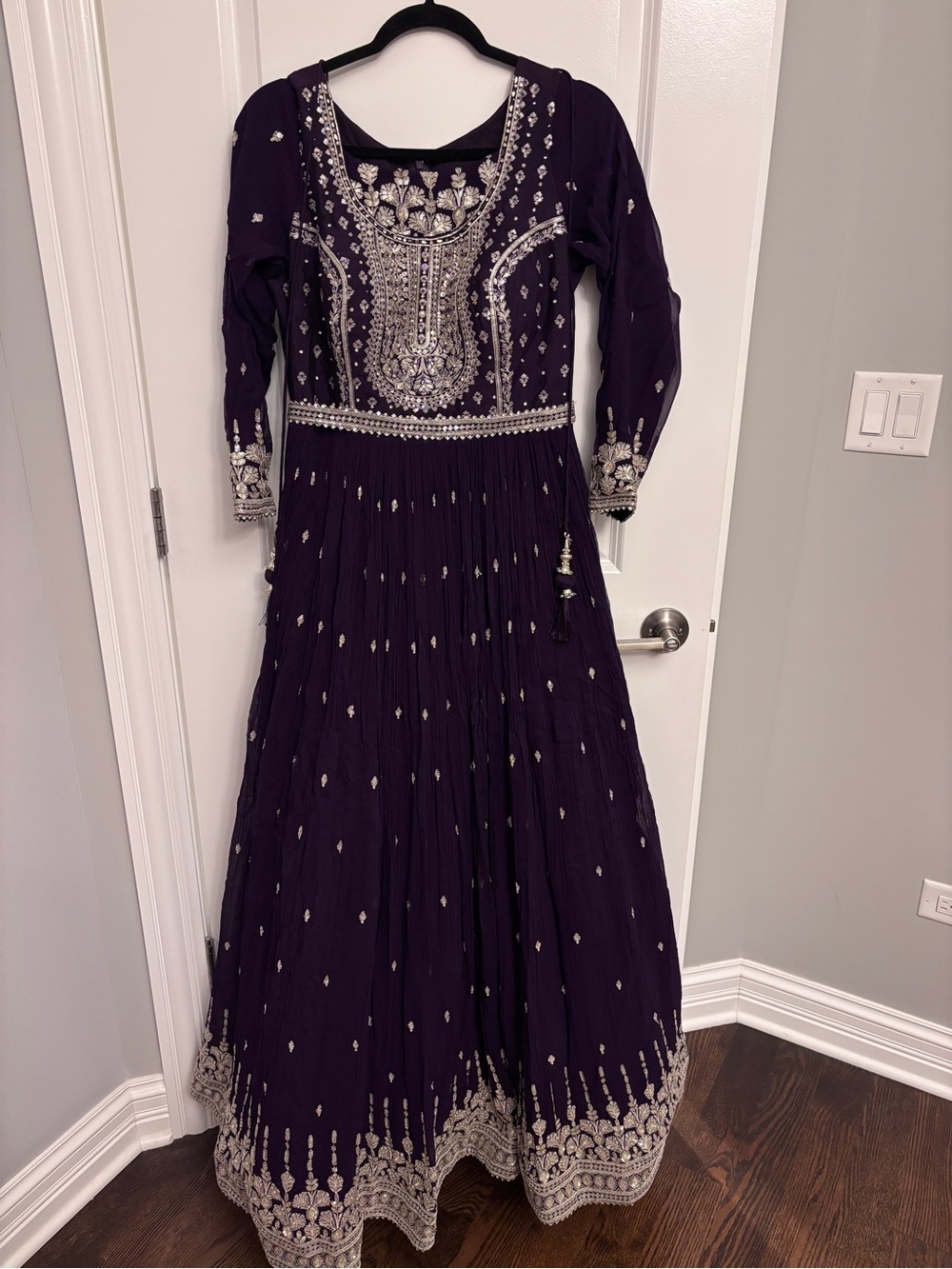 Purple Pakistani Dress with Dupatta